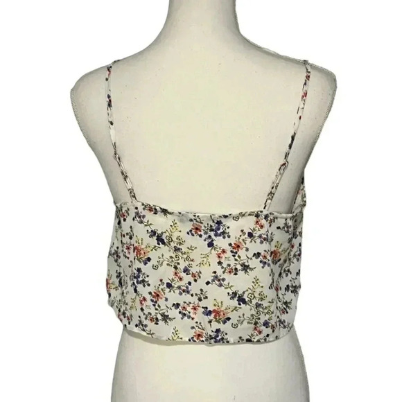 Cute floral tie crop tank by Timing size M EUC - Picture 3 of 8